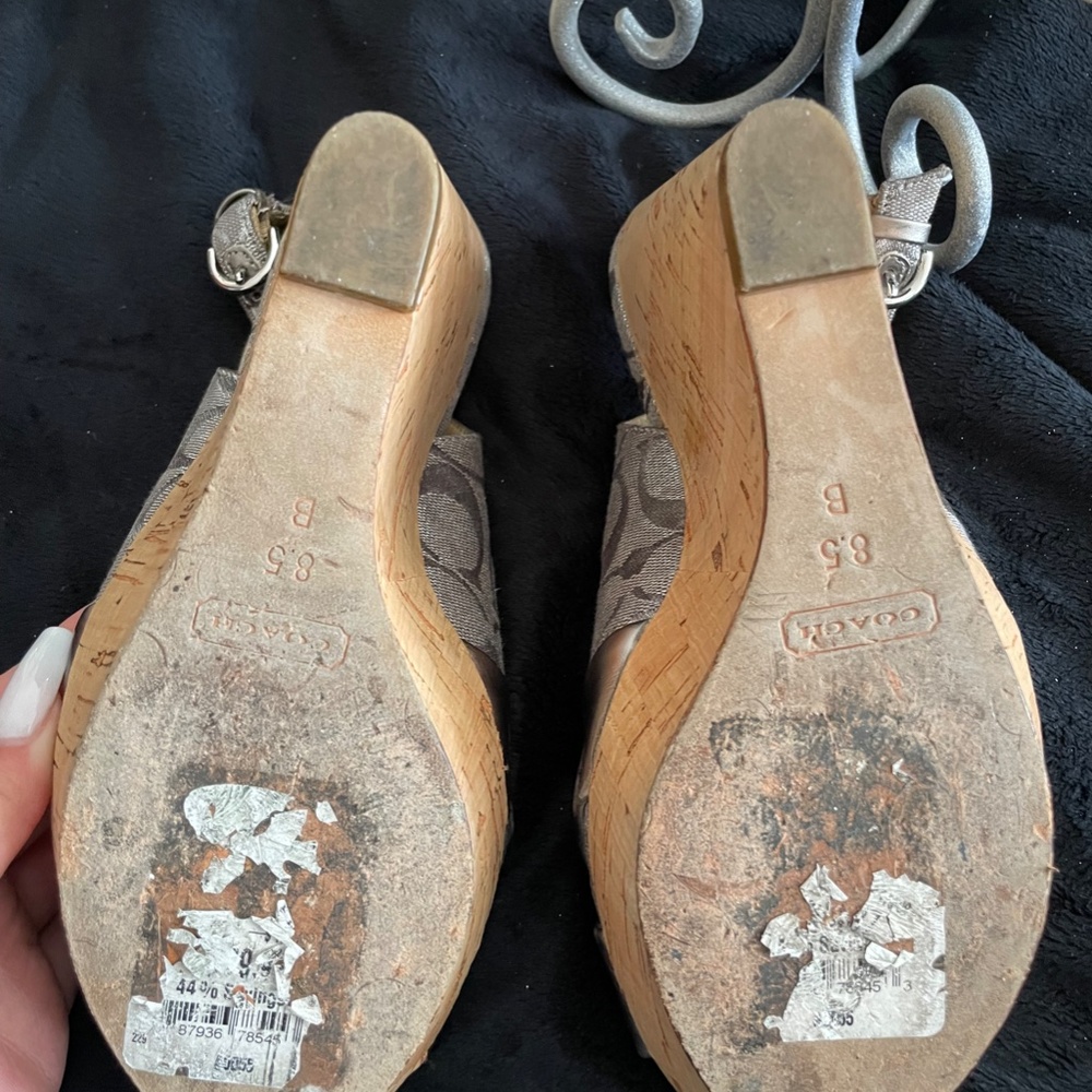 coach wedges - Picture 3 of 5